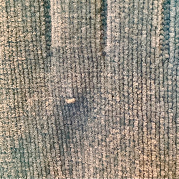 Karen Scott Cozy Teal Quarter Zip Pullover Sweater - Picture 5 of 5